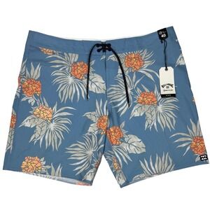 Billabong Recycler Sundays Pro Performance Boardshorts Mens 40 Floral Trunks New